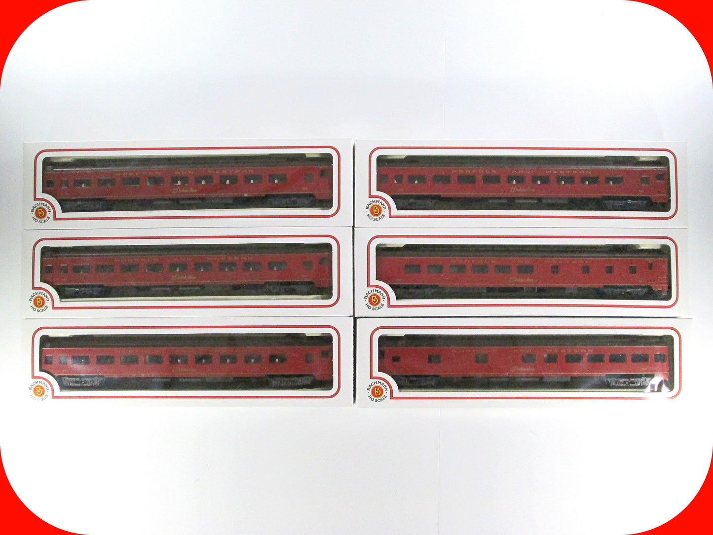 HO Scale Norfolk & Western **POWHATAN ARROW** Passenger Set --- Bachmann 43-1290
