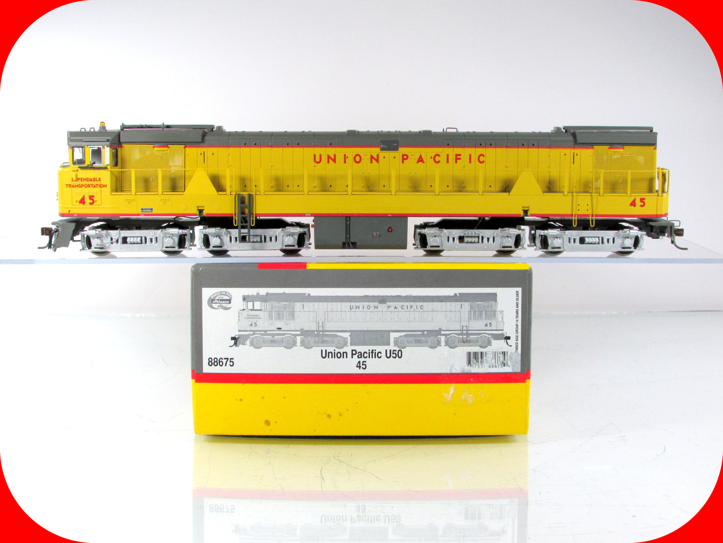 HO Scale ***UNION PACIFIC*** U50 Locomotive #45 ---- Athearn 88675, w/ DCC Sound