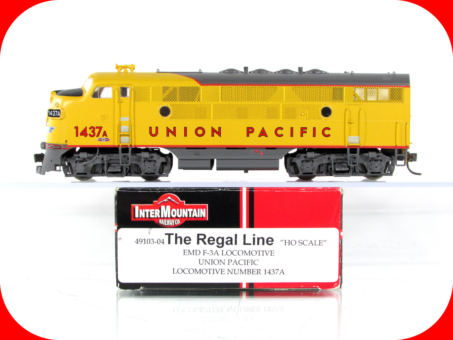 HO Scale ***UNION PACIFIC*** F3A Locomotive #1437 - Intermountain 49103, DCC Rdy