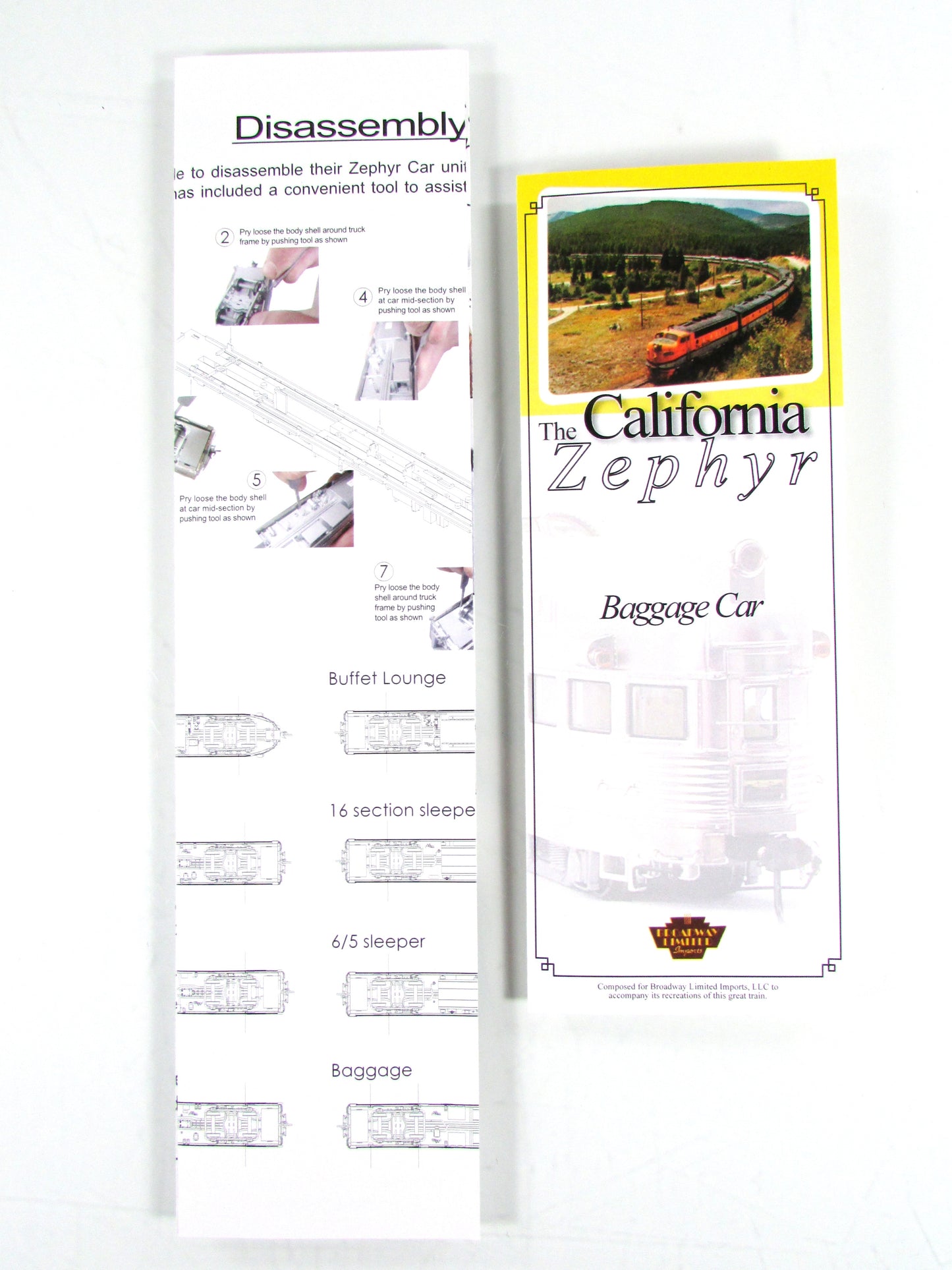 HO Scale *CA ZEPHYR* SILVER BEAVER Baggage Car, WP #801 - Broadway 523, Lighted