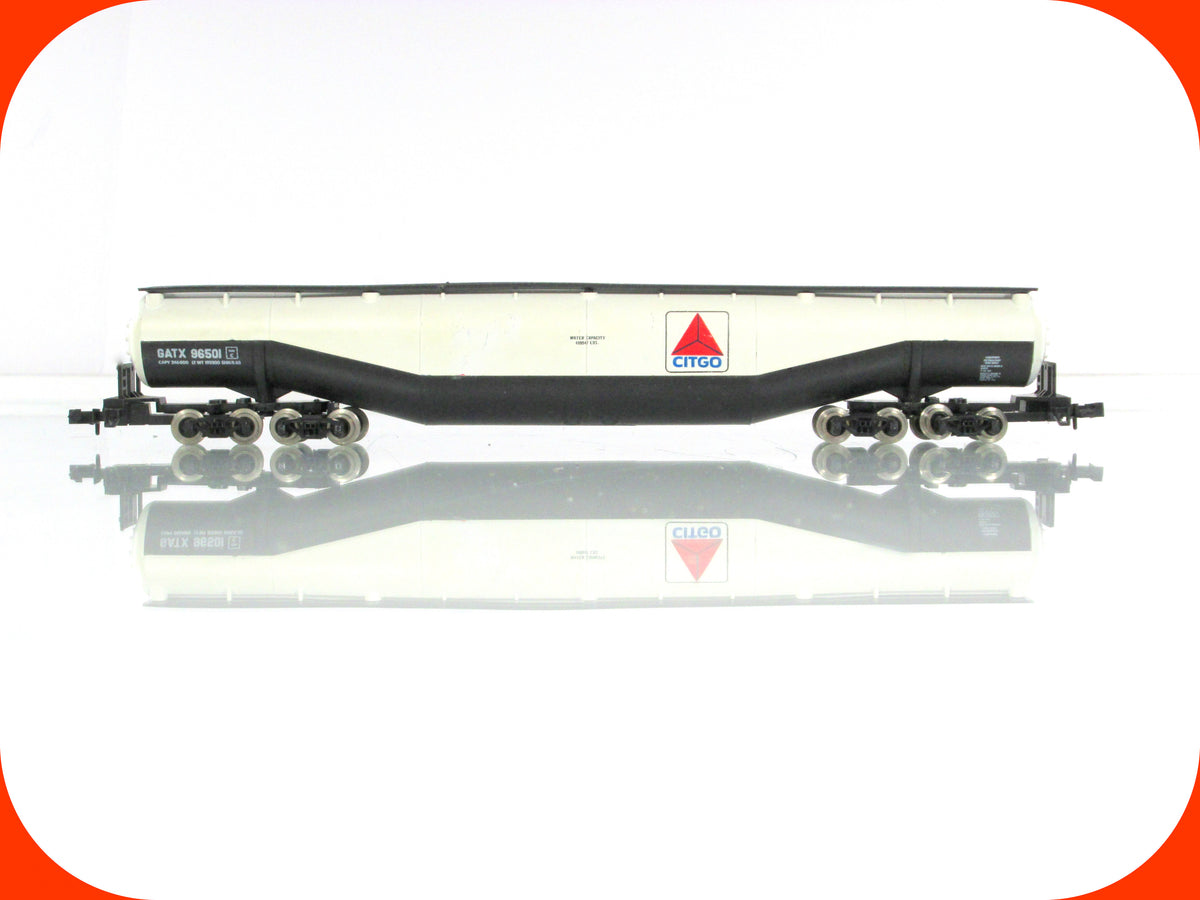 N Scale ****CITGO**** Jumbo 94' Whale Belly Tank Car, GATX 96501 -- Atlas 3111