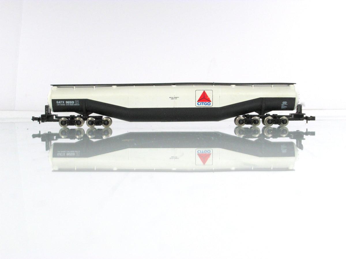 N Scale ****CITGO**** Jumbo 94' Whale Belly Tank Car, GATX 96501 -- Atlas 3111