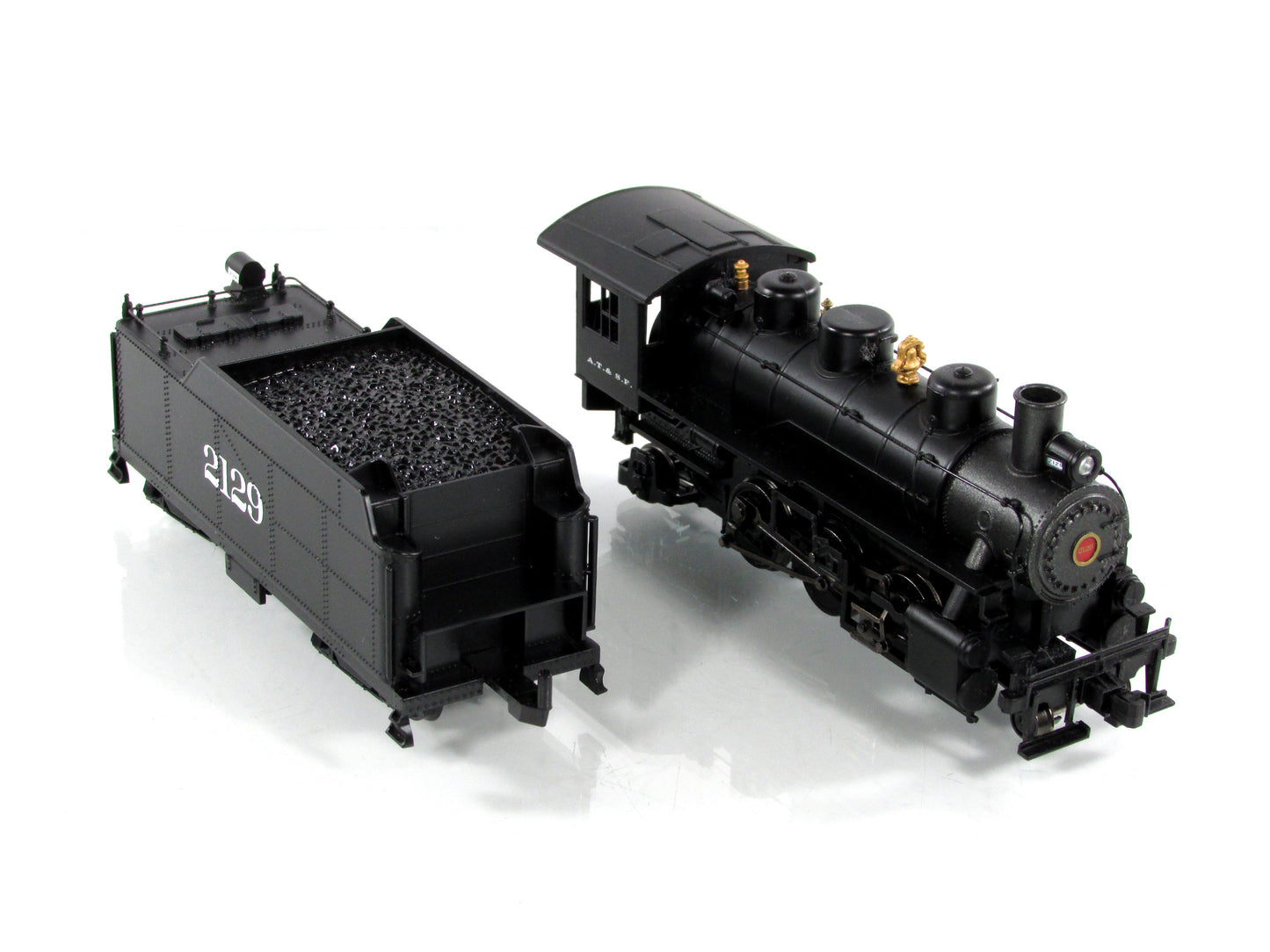 HO Scale ***SANTA FE** 2-6-2 Prairie Locomotive w/ Smoke #2129 - Bachmann 51529