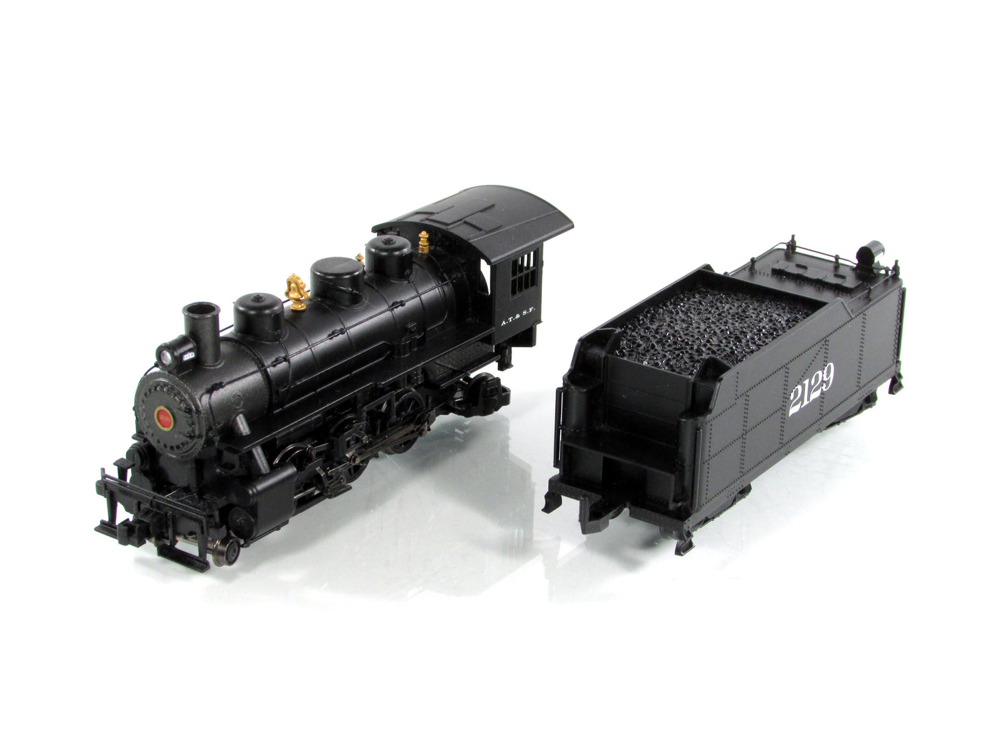 HO Scale ***SANTA FE** 2-6-2 Prairie Locomotive w/ Smoke #2129 - Bachmann 51529