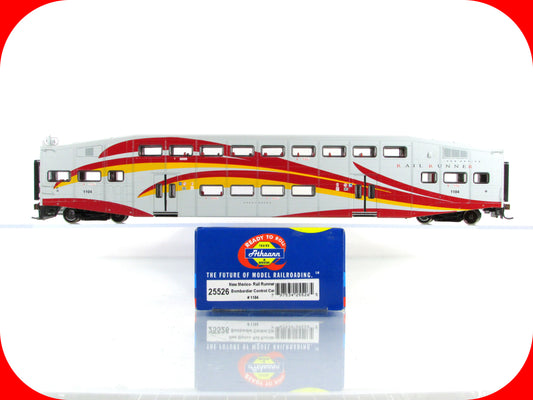 HO Scale **NEW MEXICO RAIL RUNNER** Bombardier Control Car #1104 - Athearn 25526