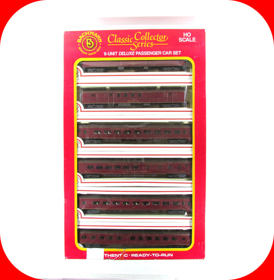 HO Scale *Norfolk & Western POWHATAN ARROW* Passenger Car Set - Bachmann 43-1291