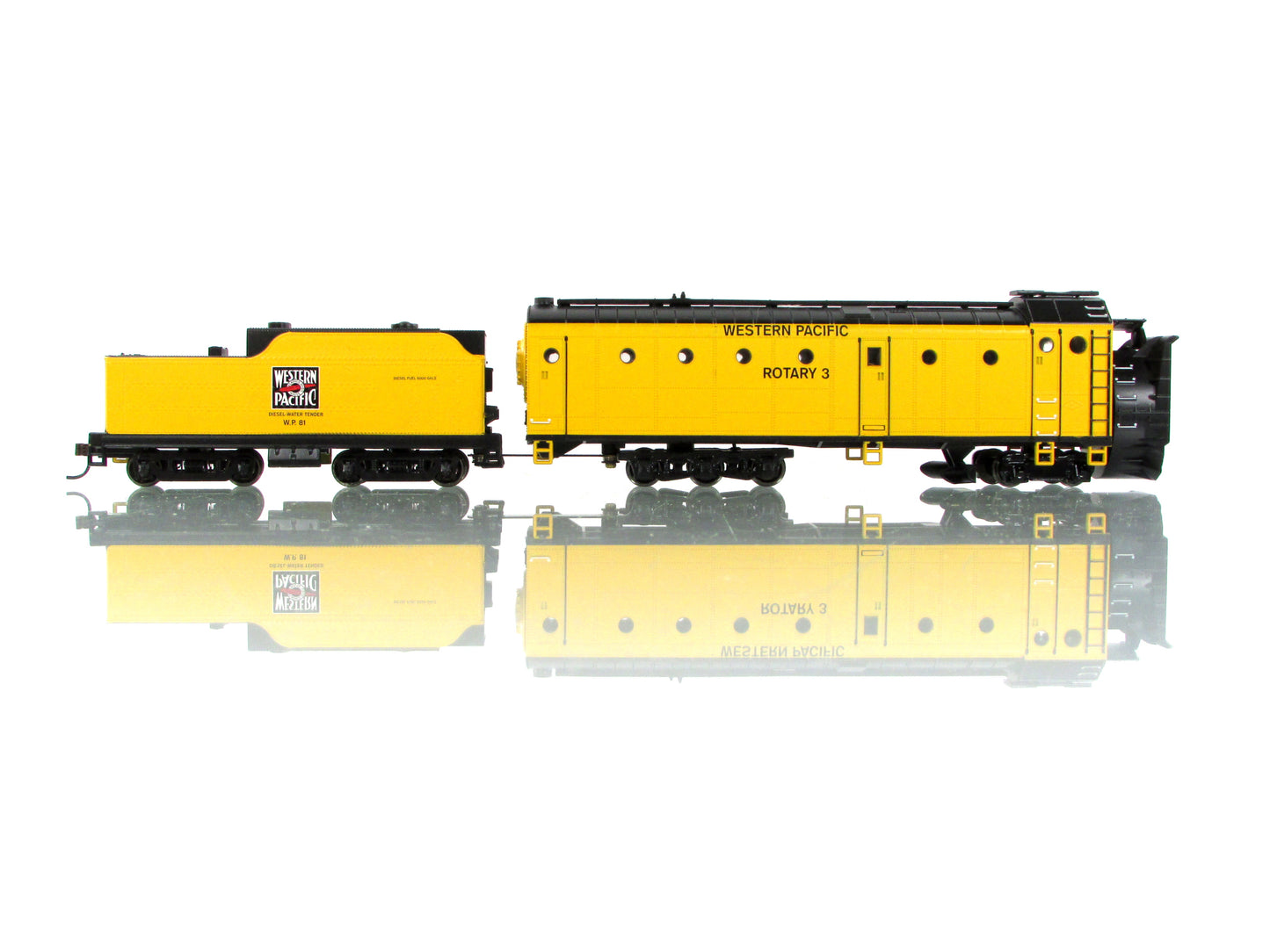 HO Scale *WESTERN PACIFIC* Rotary Snow Plow #3 / #81 - Athearn 93814 *Read Desc
