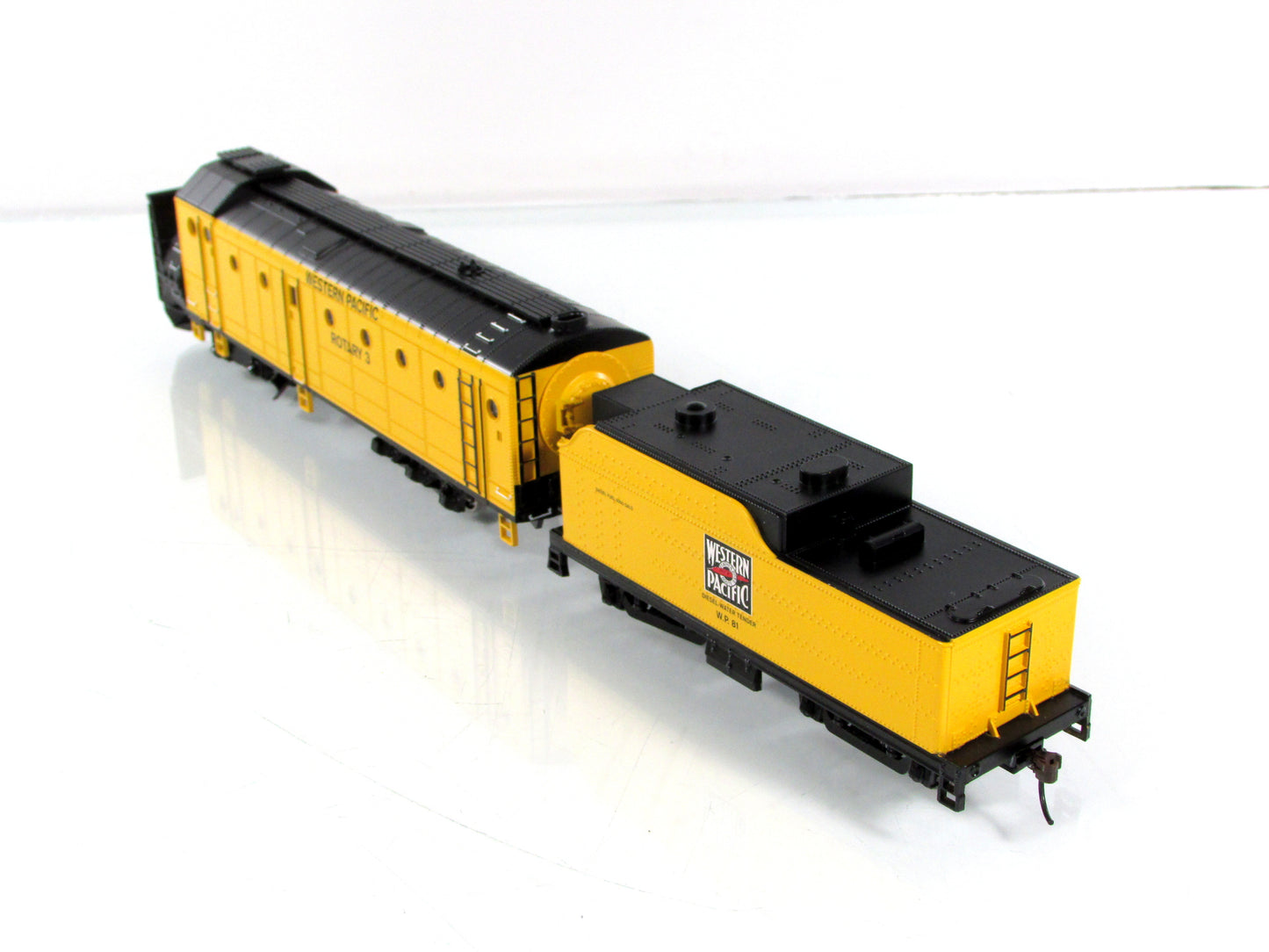 HO Scale *WESTERN PACIFIC* Rotary Snow Plow #3 / #81 - Athearn 93814 *Read Desc