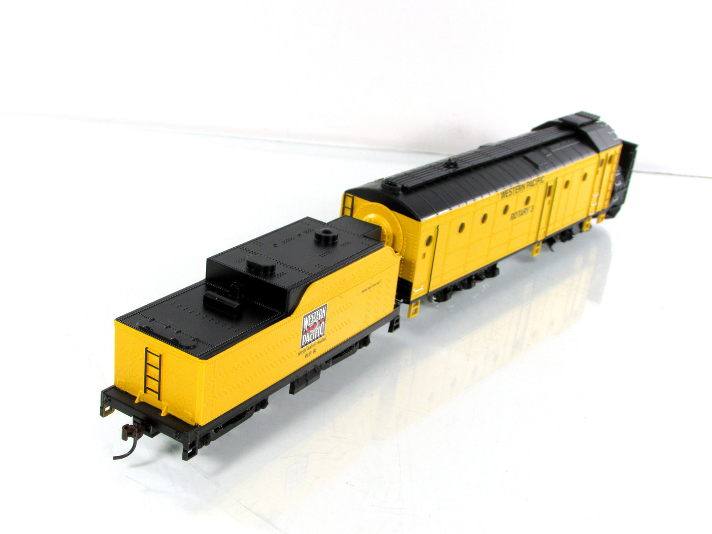 HO Scale *WESTERN PACIFIC* Rotary Snow Plow #3 / #81 - Athearn 93814 *Read Desc