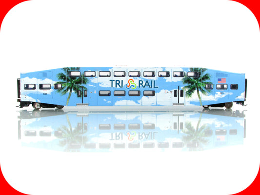 HO Scale ***TRI RAIL*** Bombardier Commuter Coach #501 - Athearn 25527 **RARE