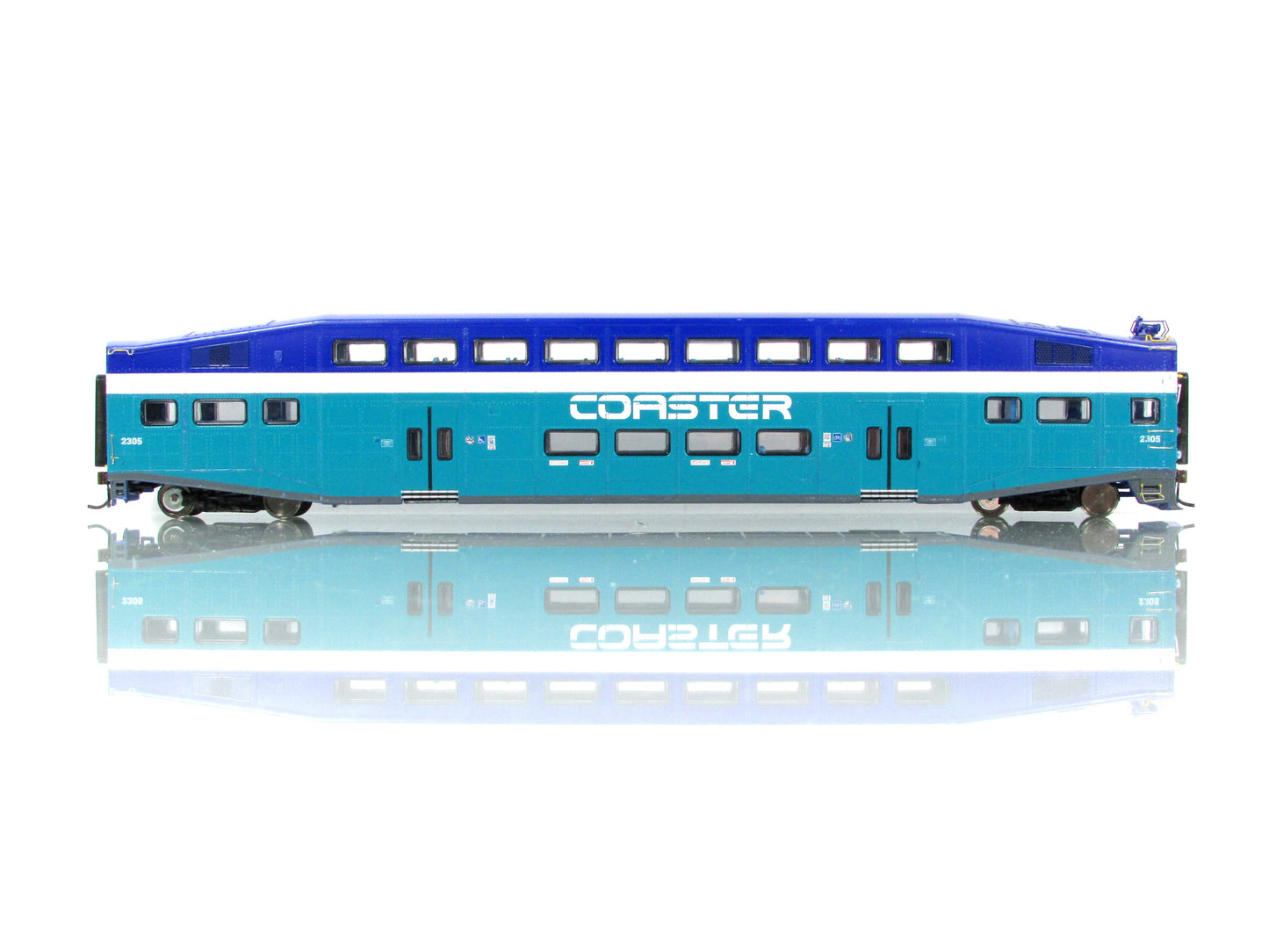 HO Scale *SAN DIEGO COASTER*  Bombardier Control Car #2305, Athearn 25540 *RARE