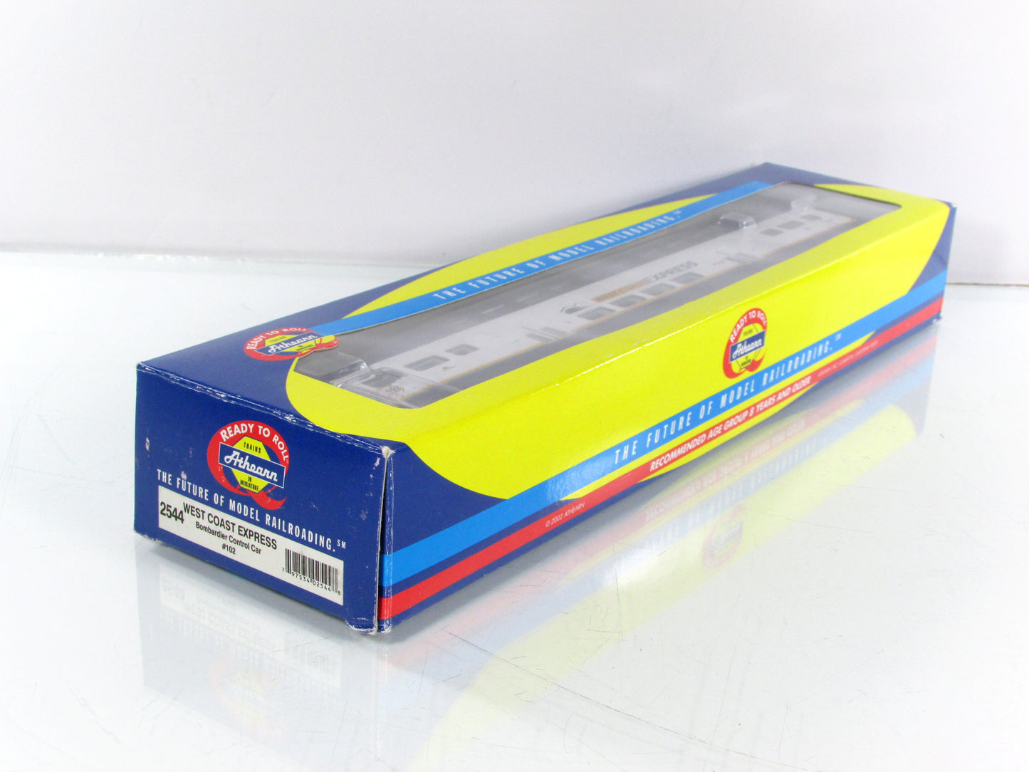 HO Scale ***WEST COAST EXPRESS*** Bombardier Control Car #102 ---- Athearn 2544