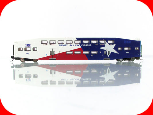 N Scale **Trinity Railway Express** Bombardier Control Car #1003 -Athearn 10166