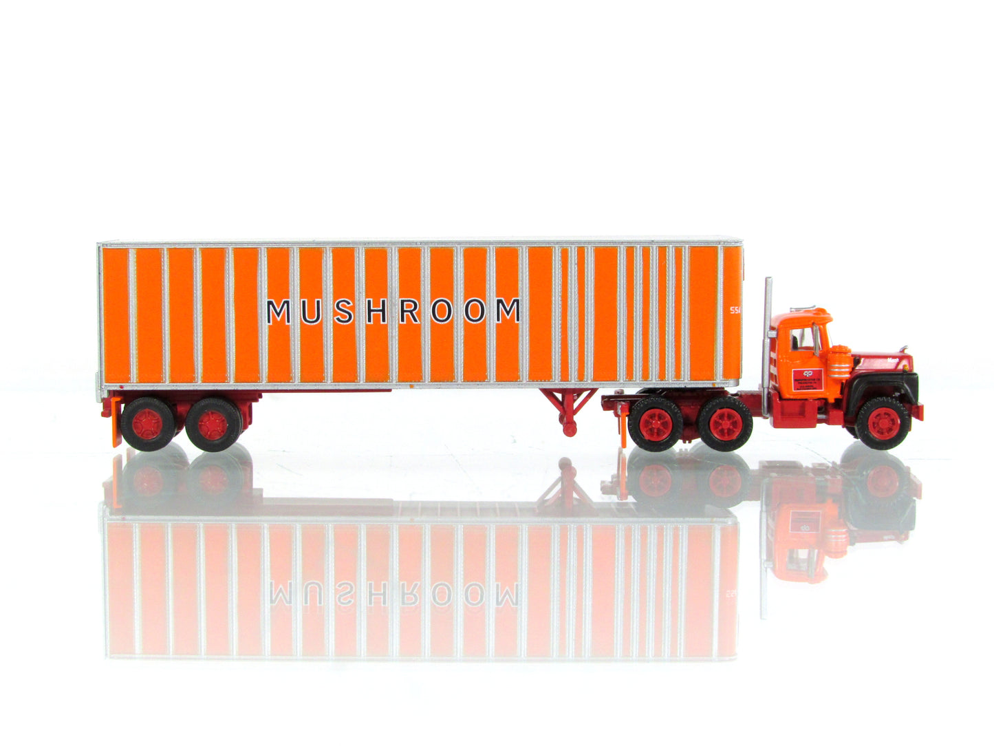 N Scale ***MACK R TRACTOR w/ 40' MUSHROOM TRAILER*** Athearn 12189 **RARE**