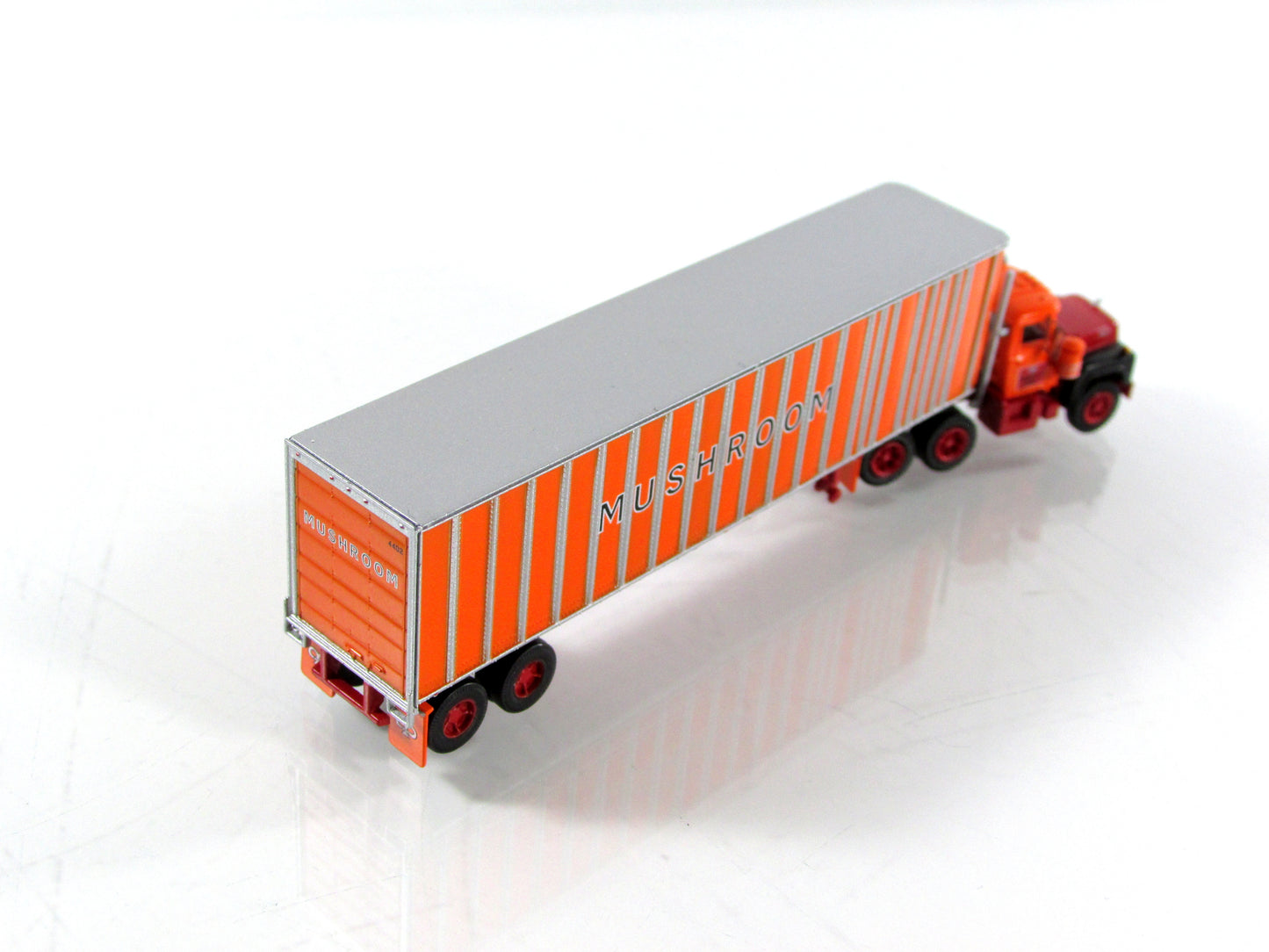 N Scale ***MACK R TRACTOR w/ 40' MUSHROOM TRAILER*** Athearn 12189 **RARE**