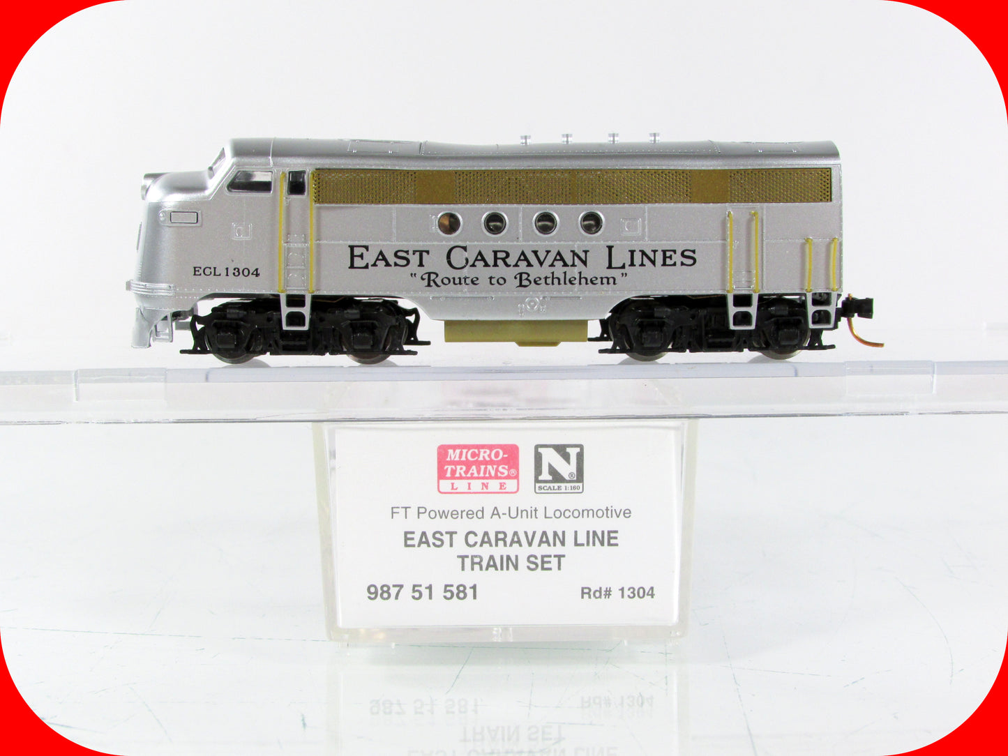 N Scale *EAST CARAVAN LINES* CHRISTMAS FT -Micro Trains 98751581 *DCC Rdy, READ