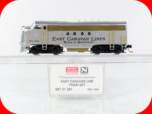 N Scale *EAST CARAVAN LINES* CHRISTMAS FT -Micro Trains 98751581 *DCC Rdy, READ
