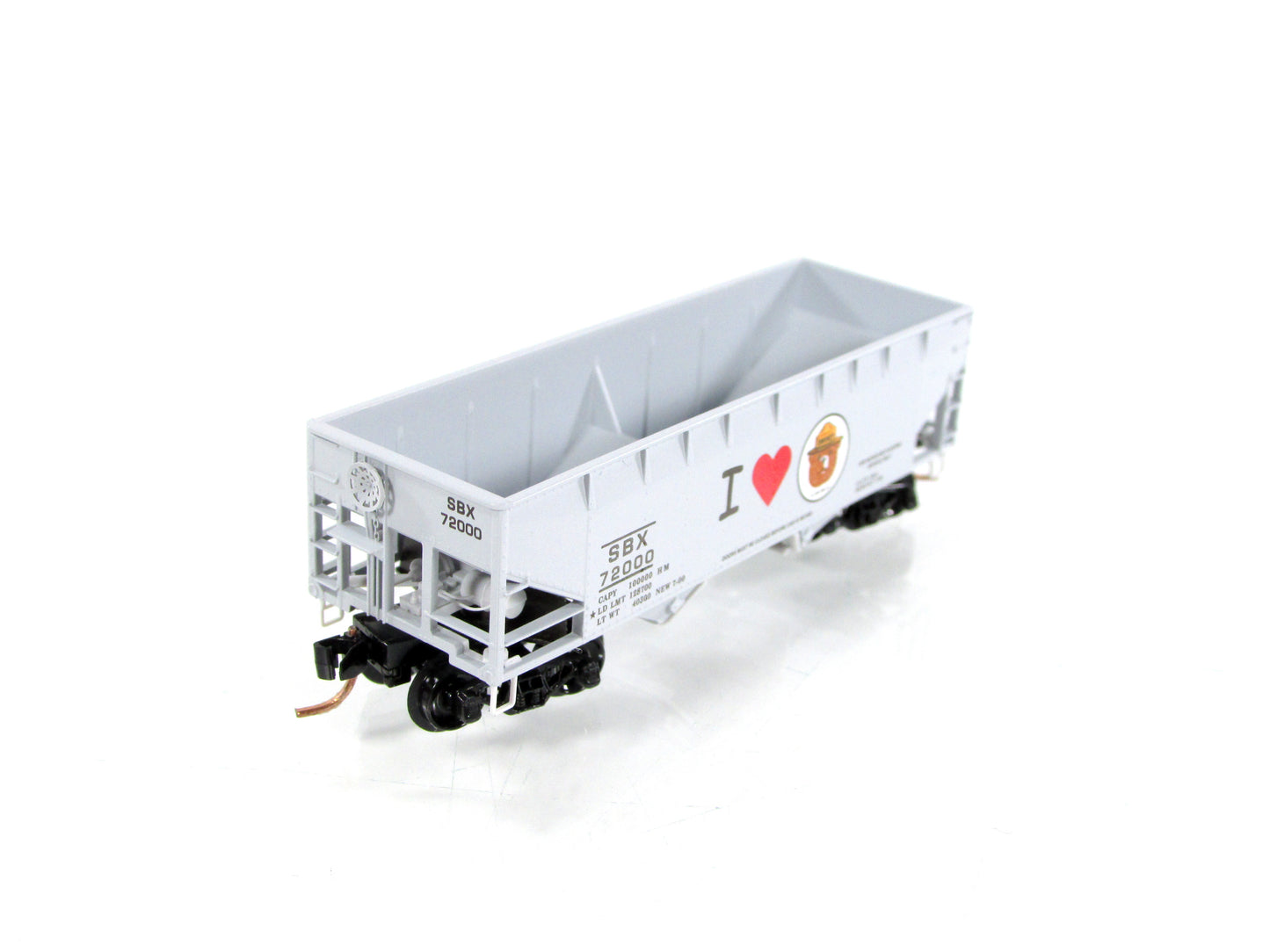 N Scale **SMOKEY BEAR** MoW Forest Fire Prevention Hopper - Micro Trains 55450