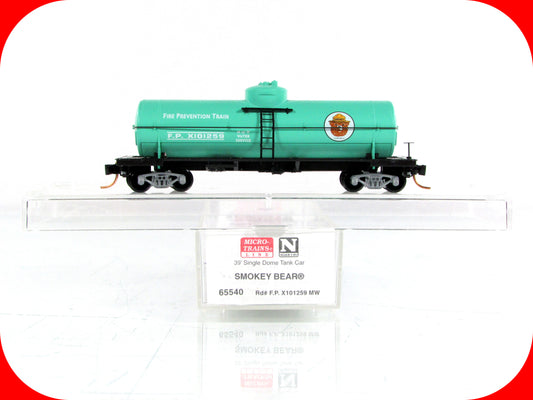 N Scale **SMOKEY BEAR** MoW Forest Fire Prevention Tanker - Micro Trains 65540