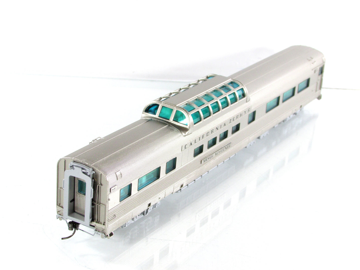 HO Scale ***WP CA ZEPHYR*** SILVER SCHOONER DOME #815 - Broadway 1495, Lighted