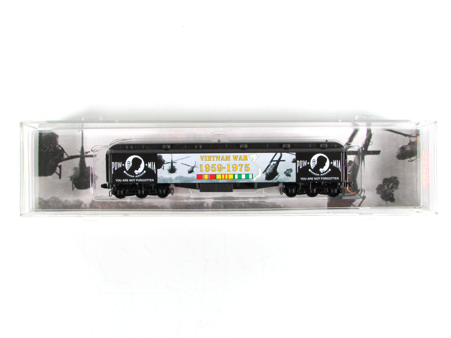 N Scale **VIETNAM WAR 1959-1975** POW-MIA Passenger Car - Micro Trains 14000710