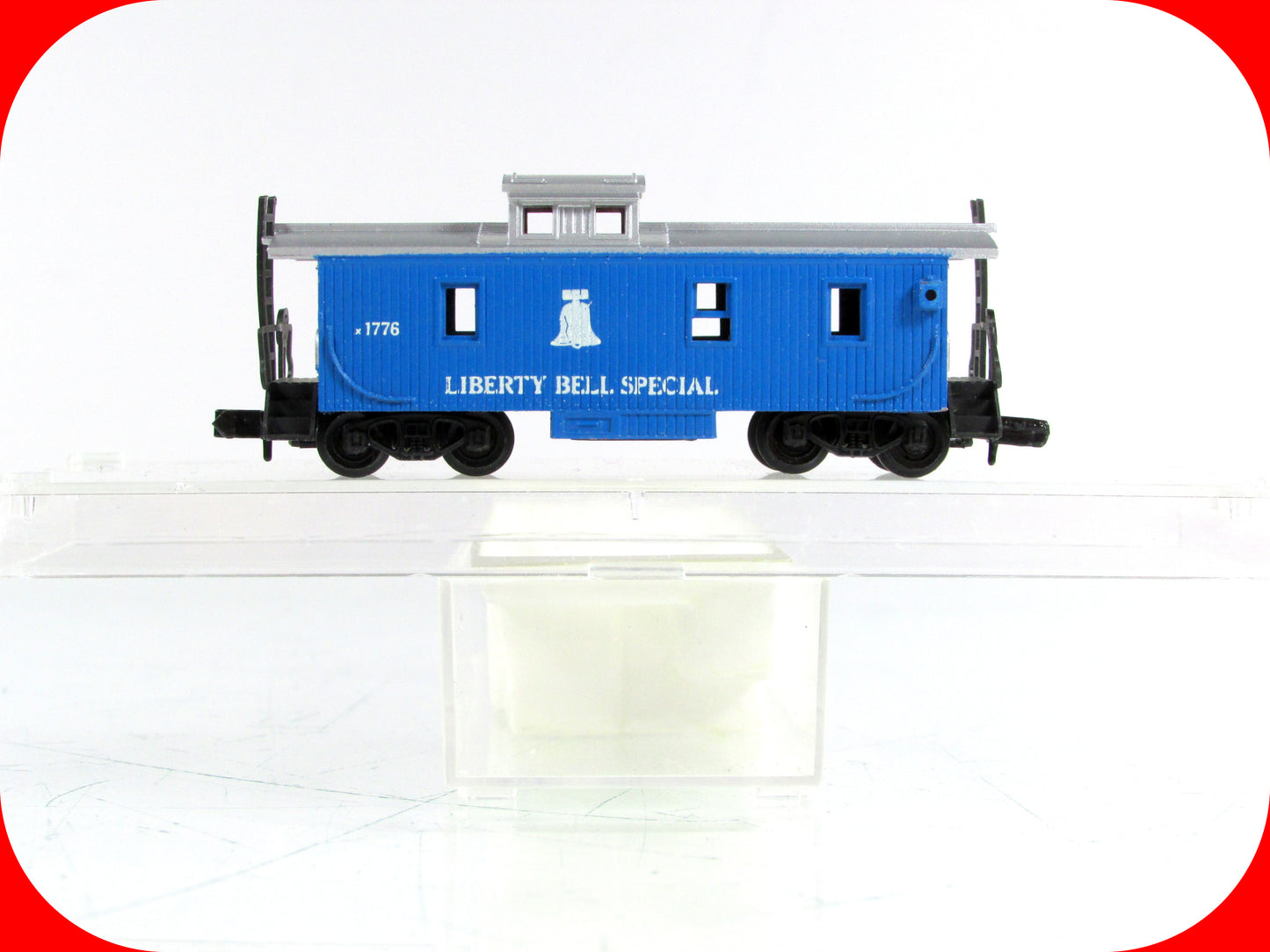 N Scale ***LIBERTY BELL SPECIAL*** Patriotic Caboose 1776 - Con-Cor 1776P *RARE