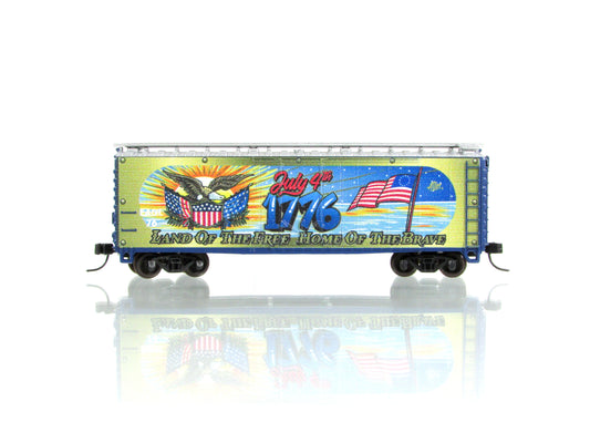 N Scale *JULY 4th* Land of the Free, Home of the Brave, Box Car -Atlas 50006479