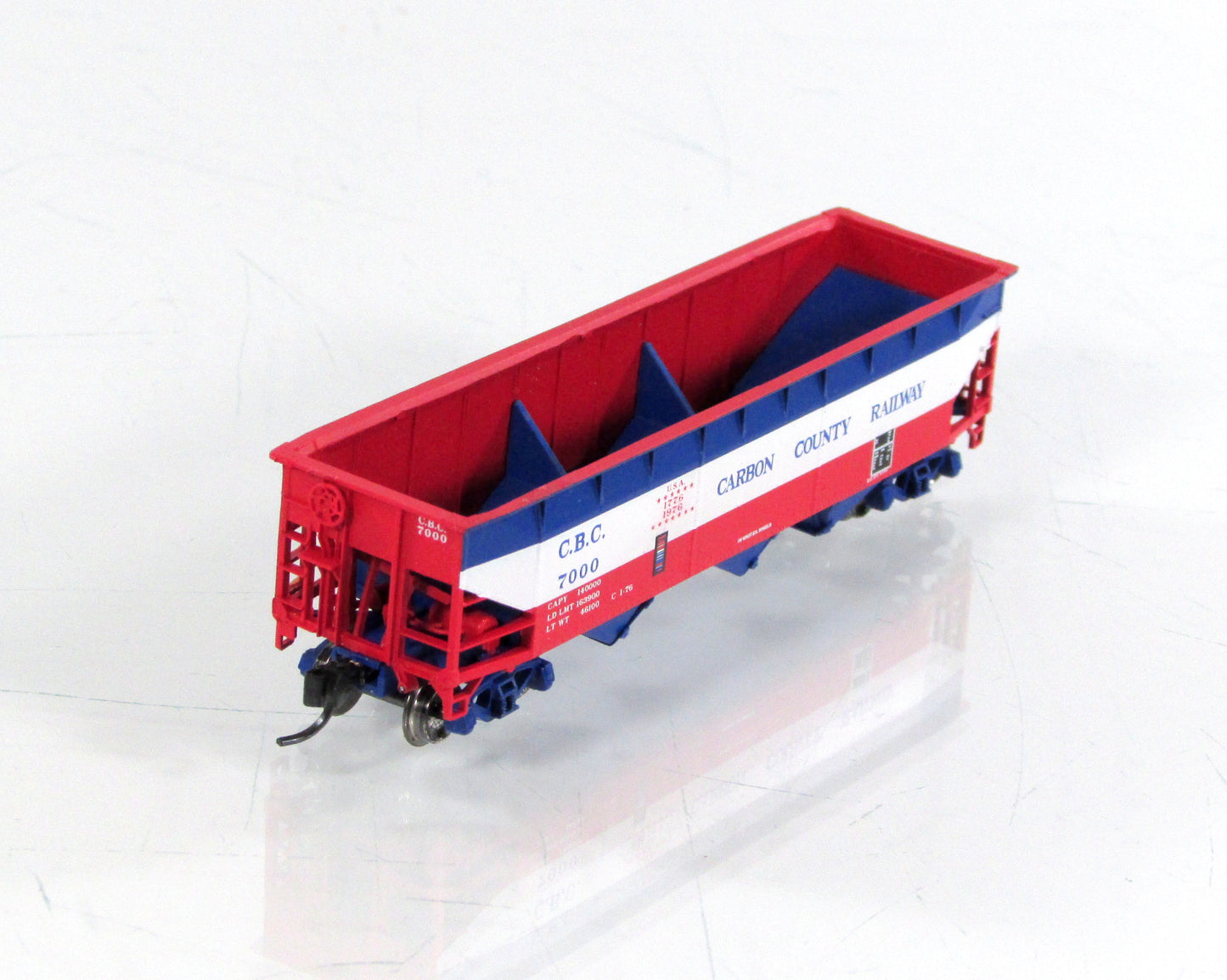 N Scale **CARBON COUNTY BICENTENNIAL** Coal Hopper 1776-1976 - Bluford Special