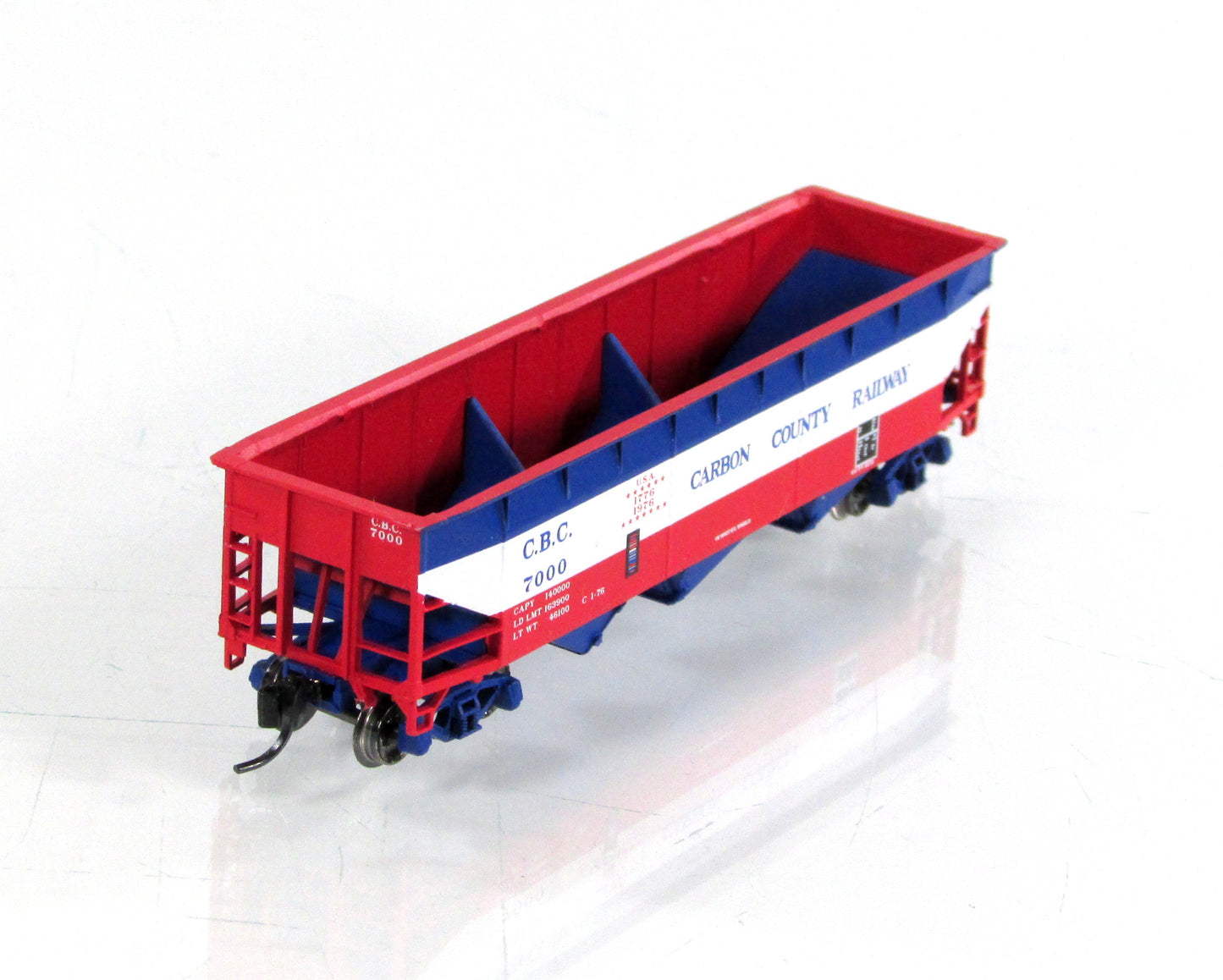N Scale **CARBON COUNTY BICENTENNIAL** Coal Hopper 1776-1976 - Bluford Special