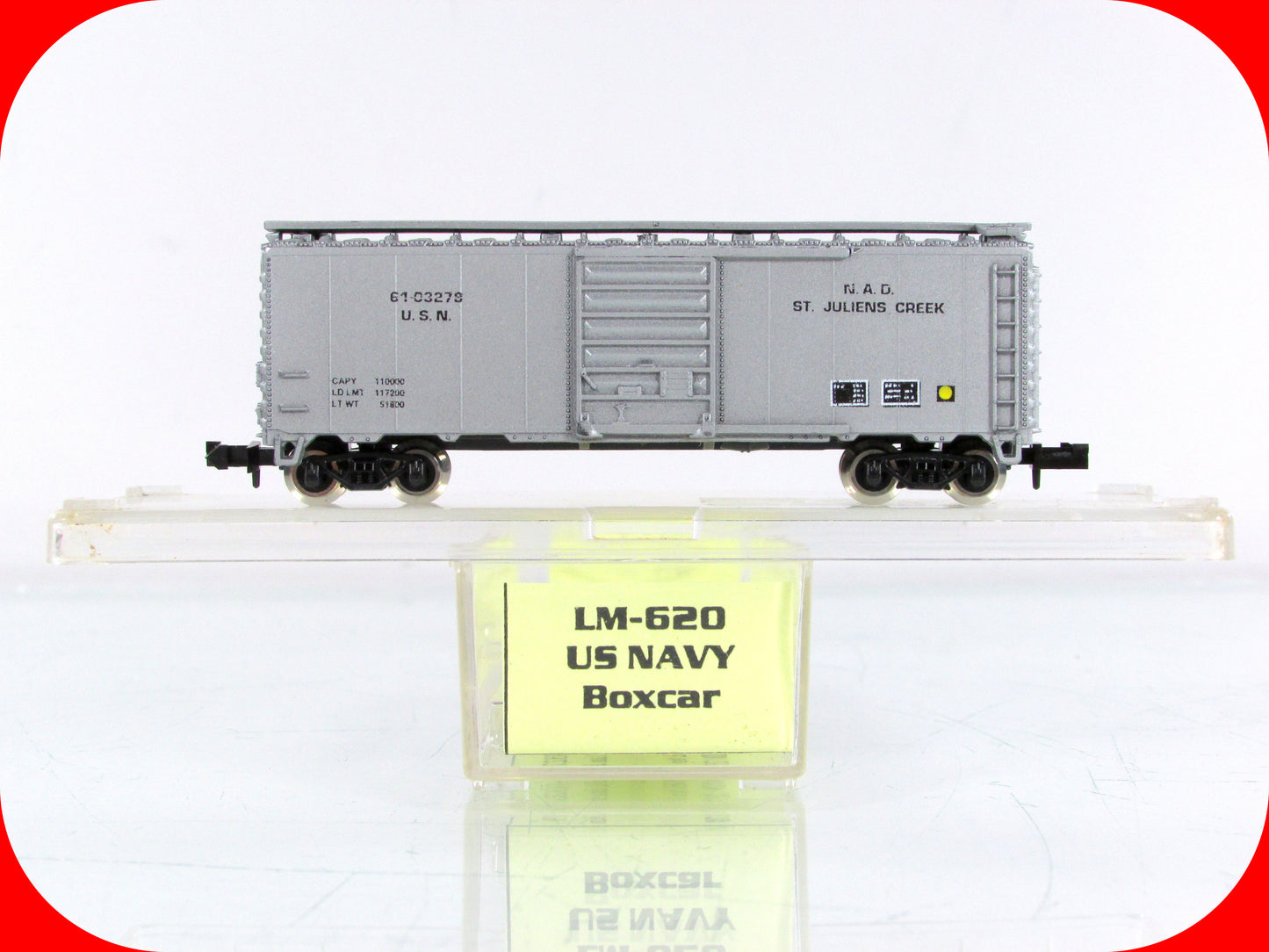 N Scale ***US NAVY*** St Juliens Creek Box Car - USN 61-03278 - Atlas / LM-620