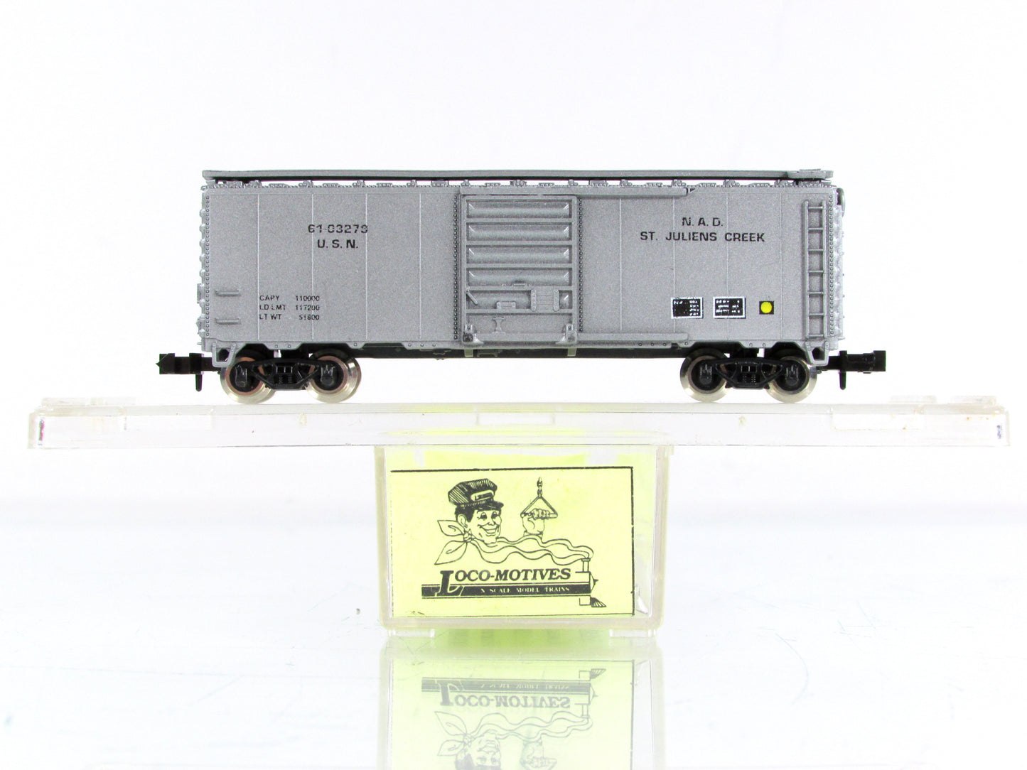 N Scale ***US NAVY*** St Juliens Creek Box Car - USN 61-03278 - Atlas / LM-620