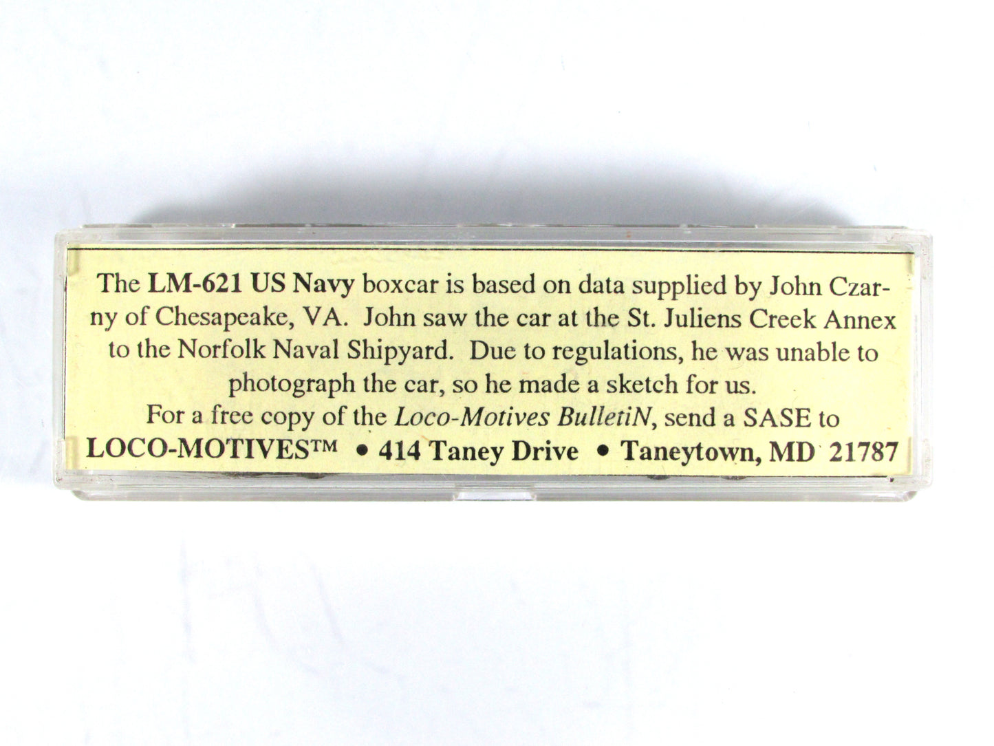 N Scale ***US NAVY*** St Juliens Creek Box Car - USN 61-03987 - Atlas / LM-621