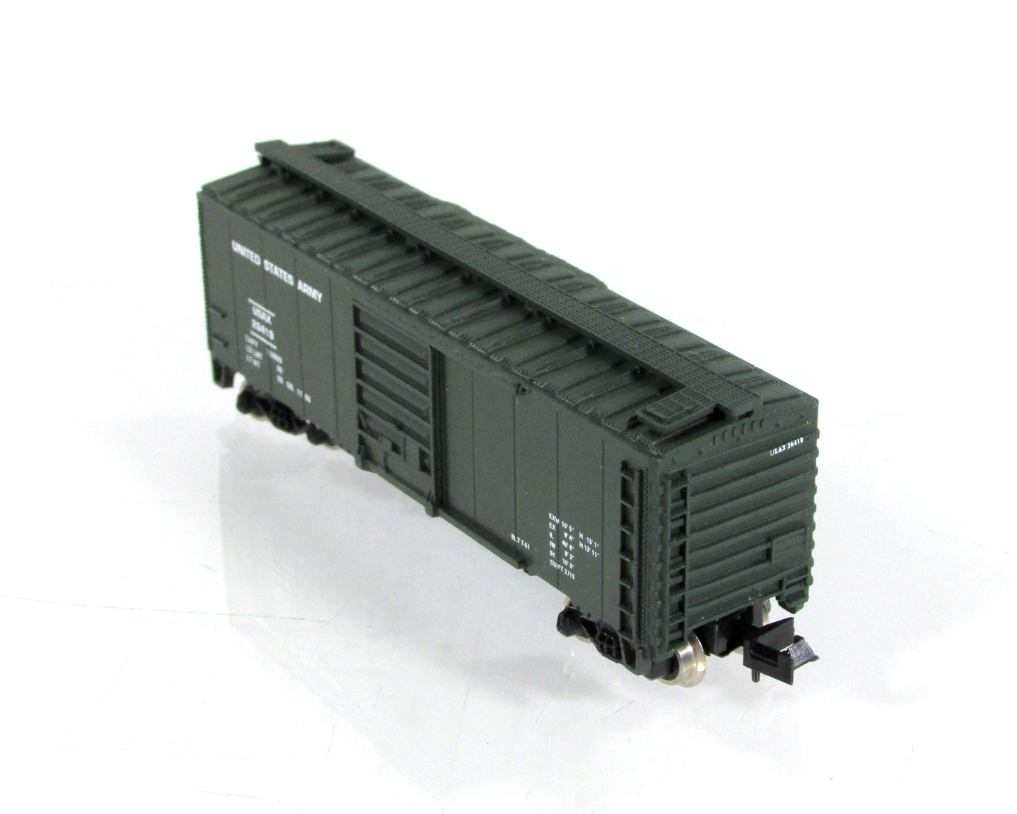 N Scale **UNITED STATES ARMY** Box Car, USAX 26419 -Atlas / Loco-Motives LM-600