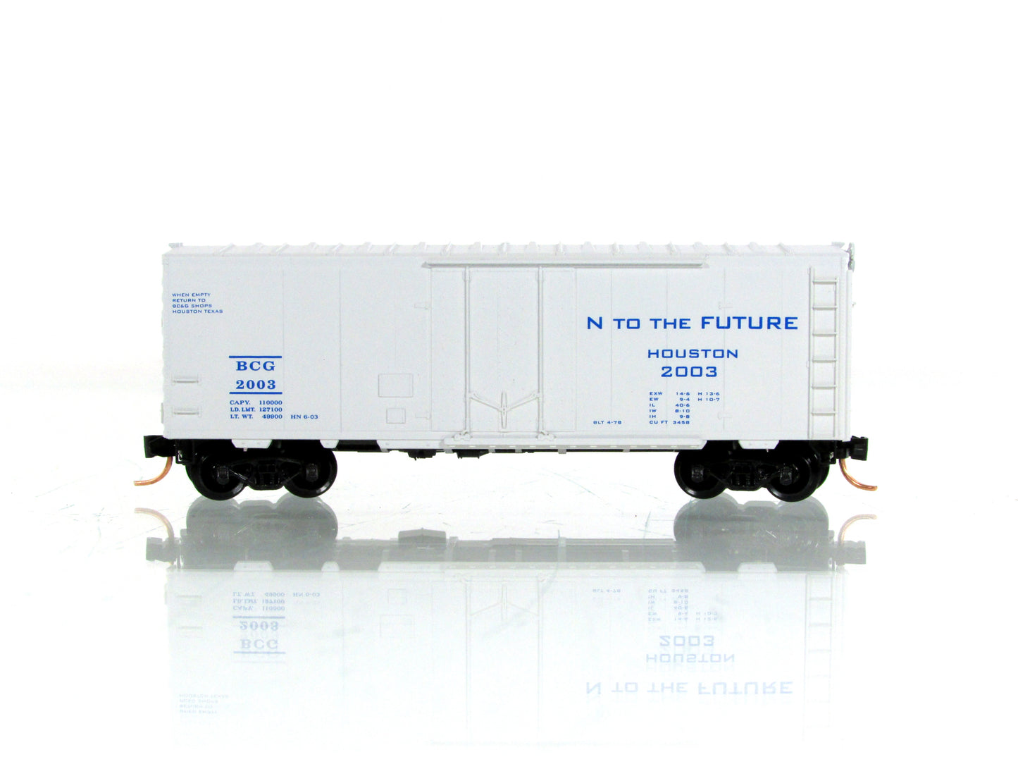 N Scale *N to the FUTURE* Houston 2003 Convention Box Car -Micro Trains Special