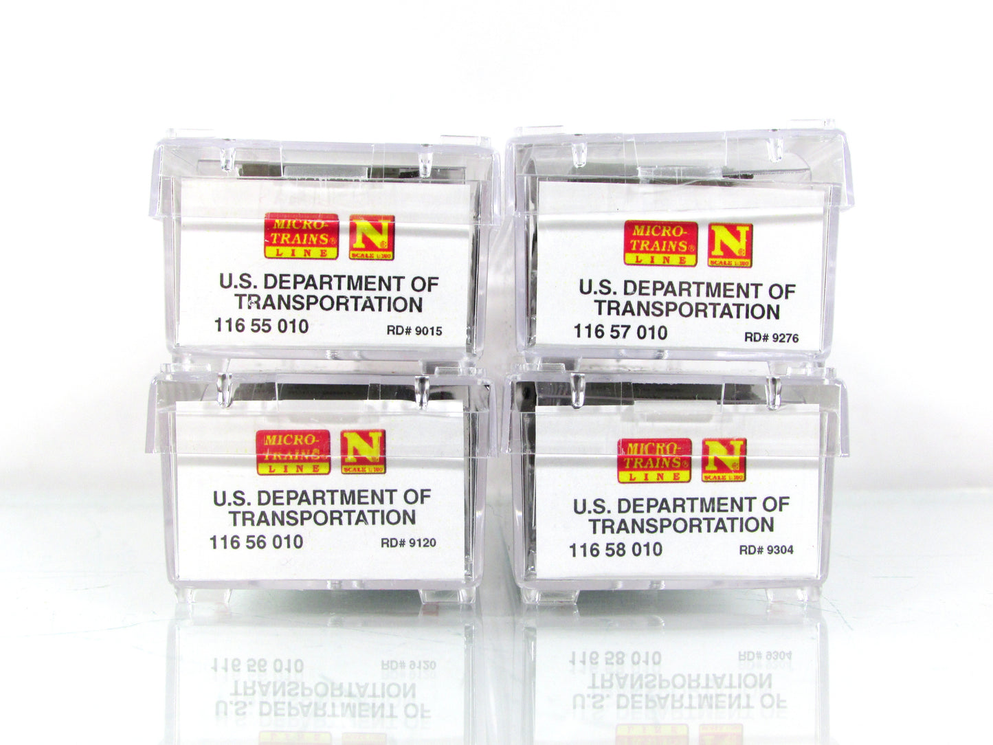 N Scale **WWII US Dept of Defense** Troop Sleeper 4-Pack -Micro Trains 99300058