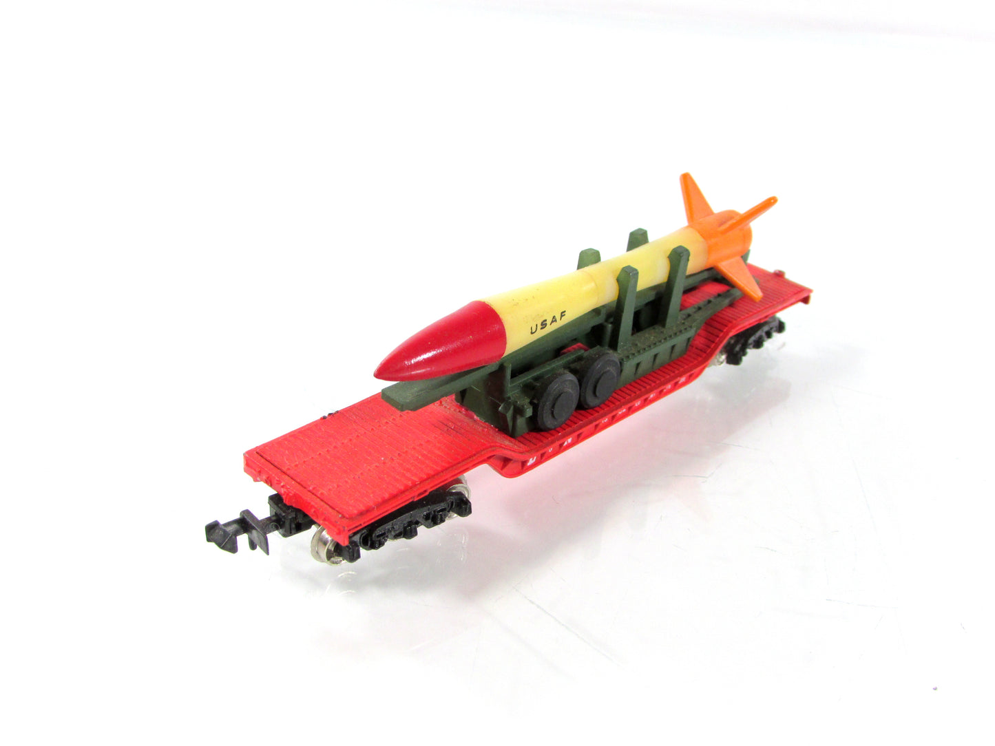 N Scale **US AIR FORCE** Missile Trailer, Heavyweight Flat Car --Bachmann 71391