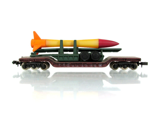N Scale **US AIR FORCE** Missile Trailer, Heavyweight Flat, PRR, Bachmann 71391