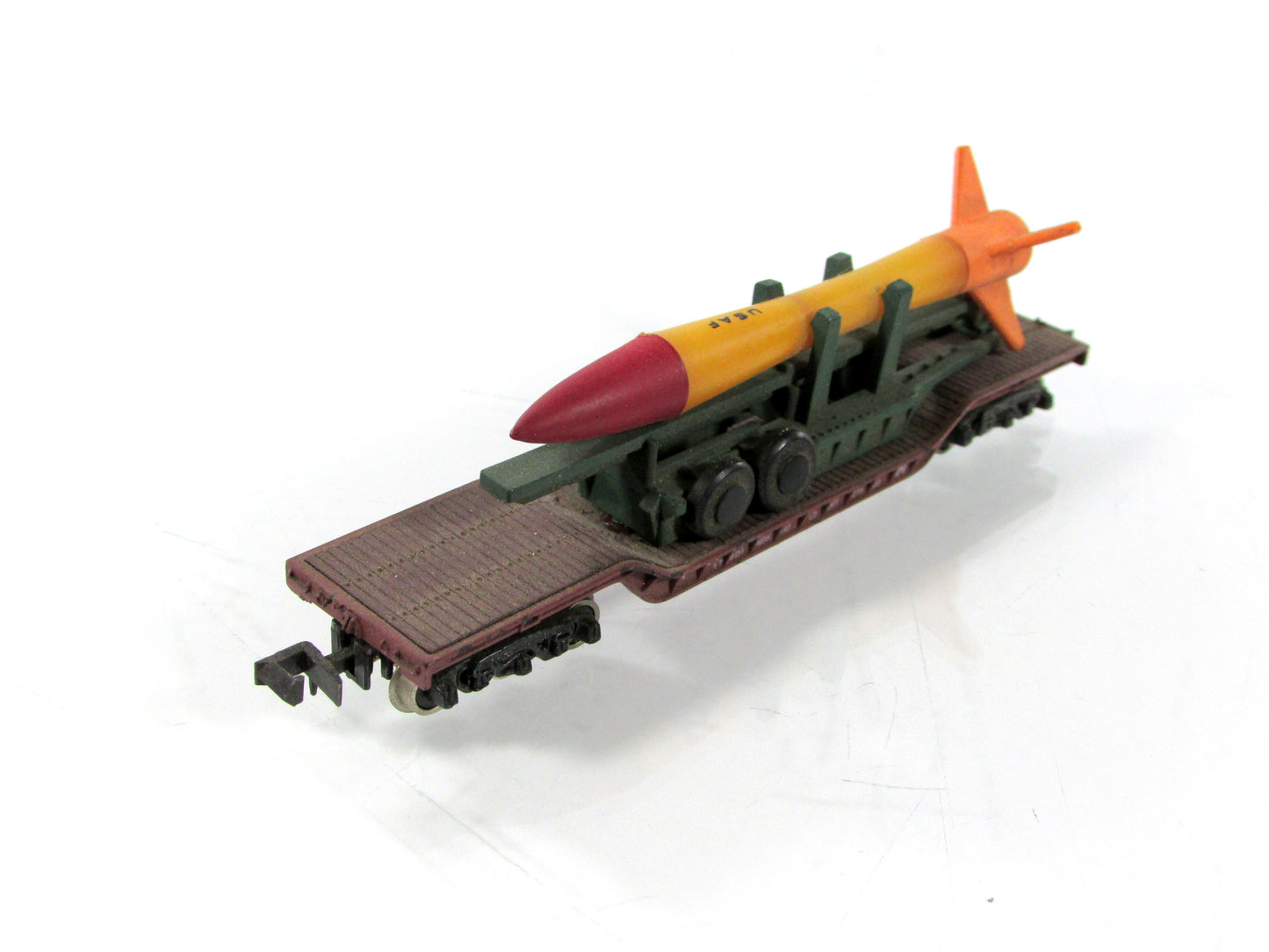N Scale **US AIR FORCE** Missile Trailer, Heavyweight Flat, PRR, Bachmann 71391