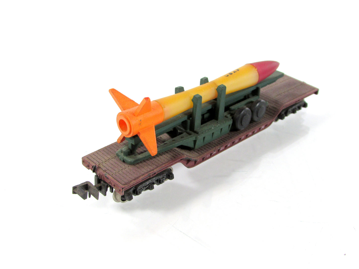 N Scale **US AIR FORCE** Missile Trailer, Heavyweight Flat, PRR, Bachmann 71391
