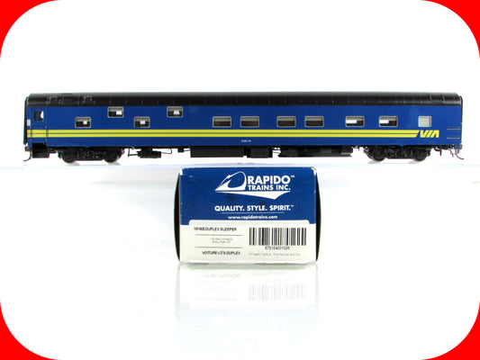 HO Scale ***VIA RAIL CANADA*** *EVELYN* Sleeper #1157 - Rapido 101008, Lighted