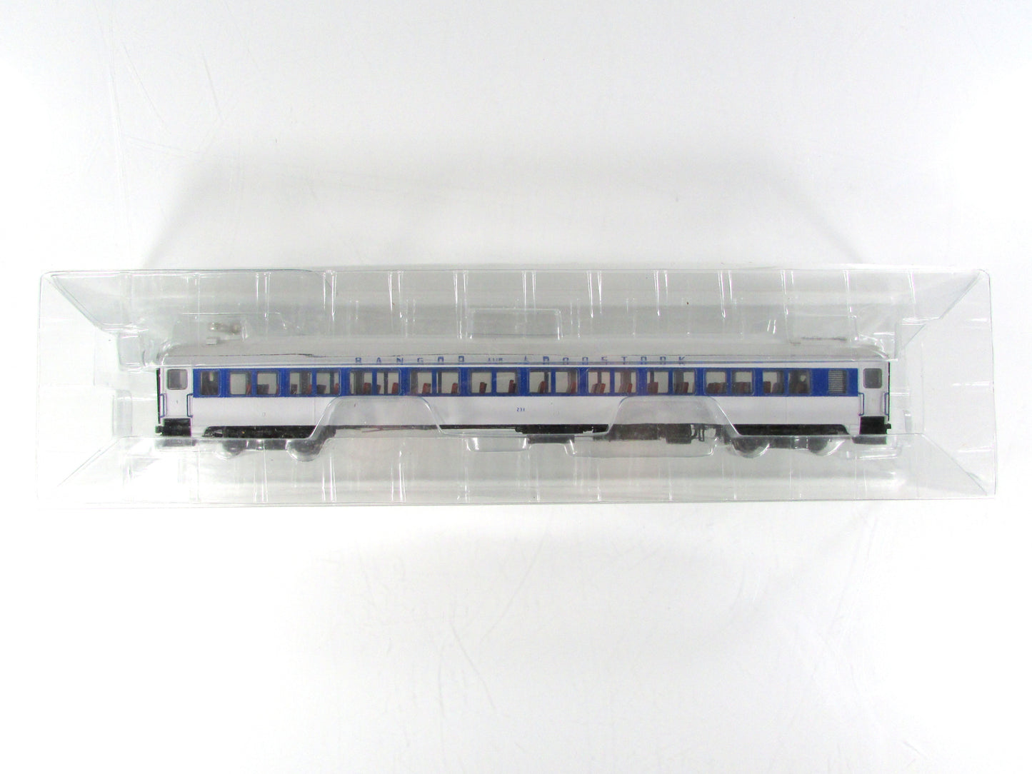 HO Scale *BANGOR AROOSTOOK* Osgood Bradley Coach #231 -Rapido 109065-3, Lighted