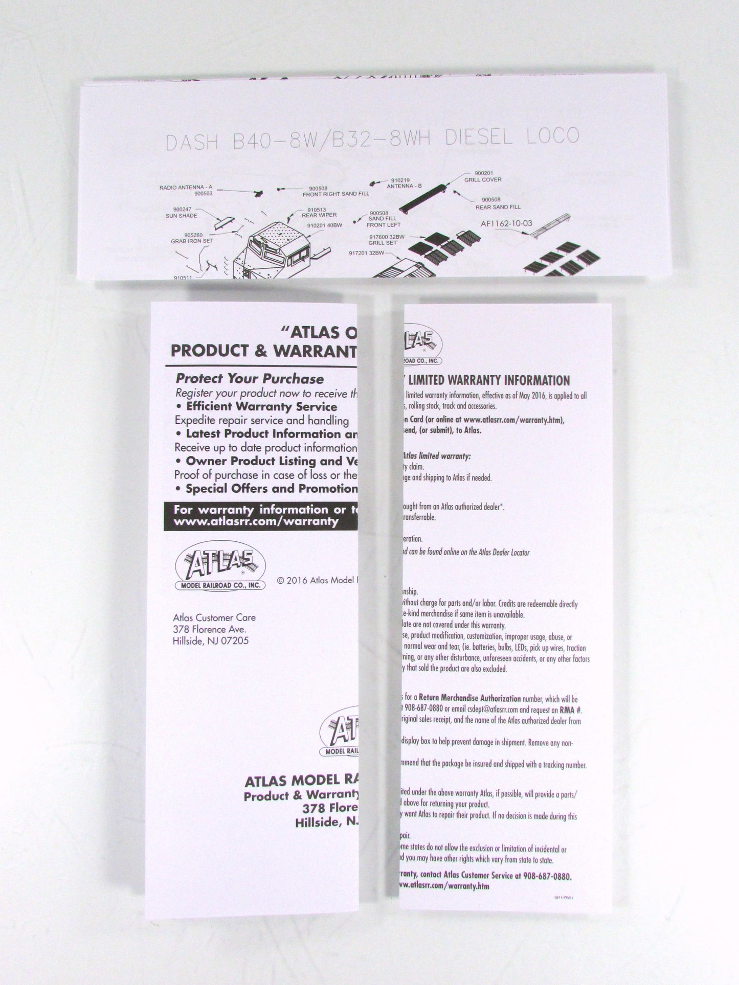 HO Scale **RJ CORMAN** Dash 8-40BW, NERR 573 - Atlas Master 10004313, DCC Ready