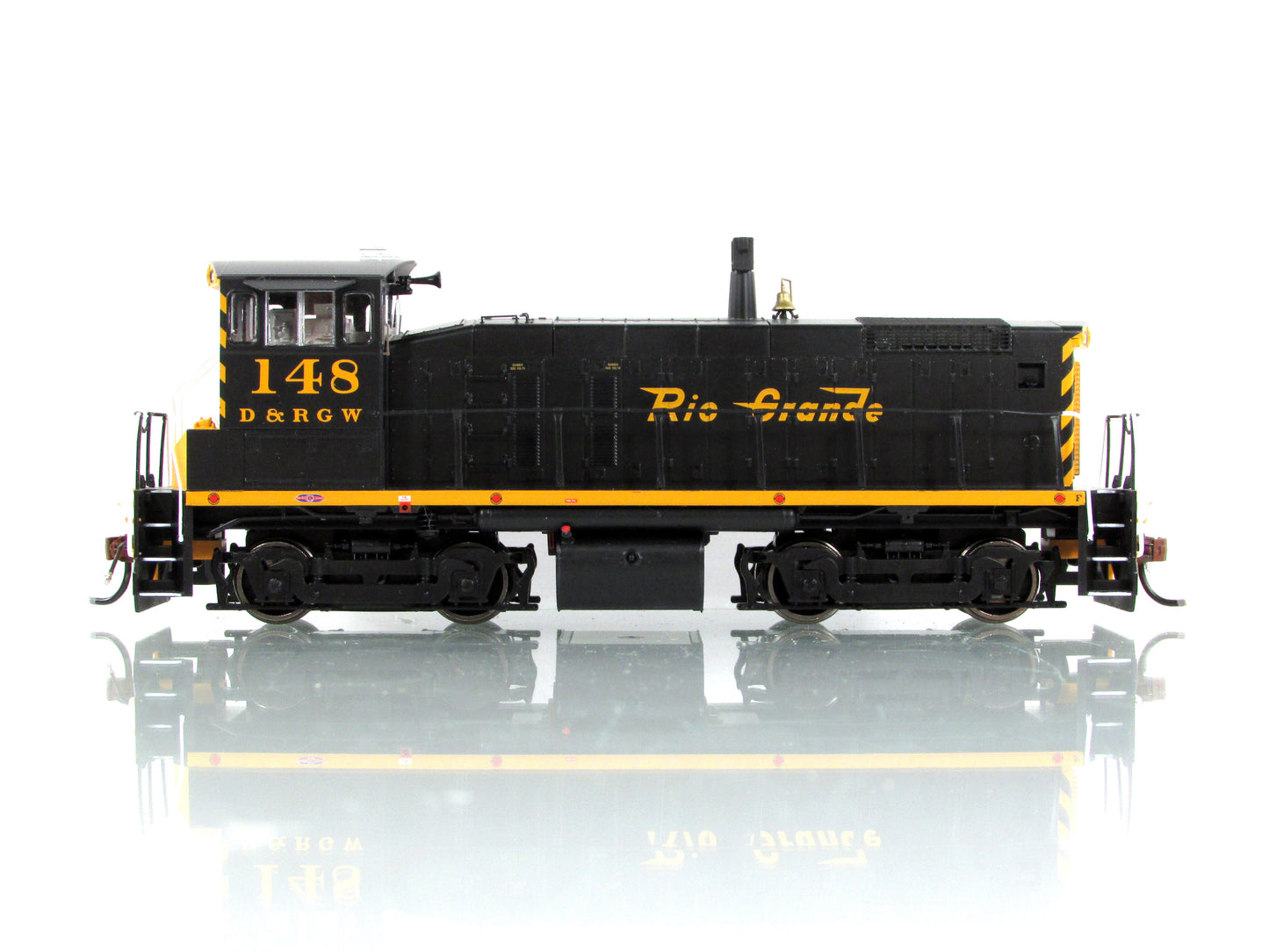 HO Scale **RIO GRANDE* SW1000 Switcher #148 - Athearn ATH86743, DCC-Sound Ready