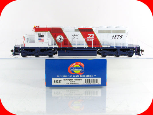 HO Scale **BICENTENNIAL Spirit '76** SD40-2, BN 1876 - Athearn 95227, DCC Ready