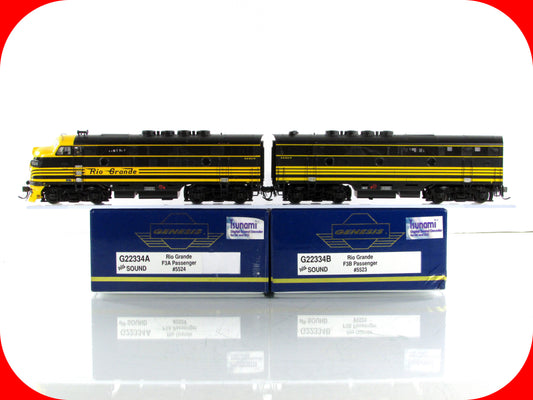 HO Scale **DENVER & RIO GRANDE** F3A-F3B -- Athearn G22334 w/ DCC Tsunami Sound