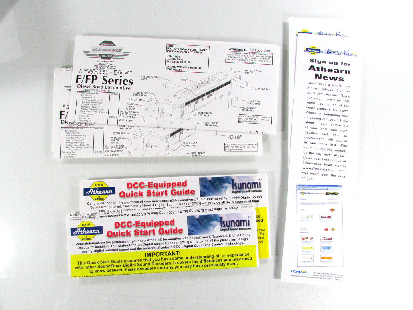 HO Scale **DENVER & RIO GRANDE** F3A-F3B -- Athearn G22334 w/ DCC Tsunami Sound