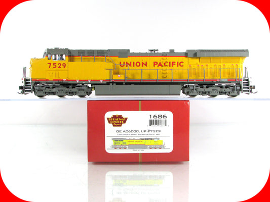 HO Scale *UNION PACIFIC* AC6000 Locomotive #7529 - Broadway 1686, DCC QSI Sound
