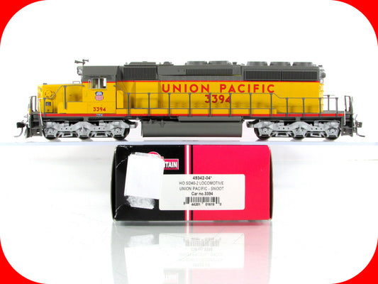HO Scale **UNION PACIFIC** SD40-2 Snoot Nose #3394 - Intermountain 49342 w/ DCC