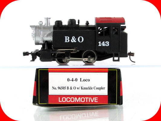 HO Scale ***BALTIMORE OHIO*** 0-4-0 Tank Switcher #143 ------ Model Power 96505