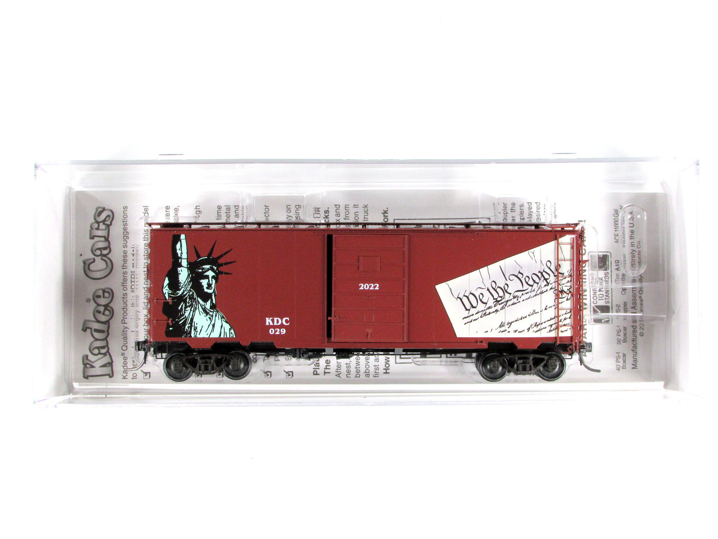 HO Scale ***Declaration of Independence*** Liberty Box Car - Kadee Special 6929